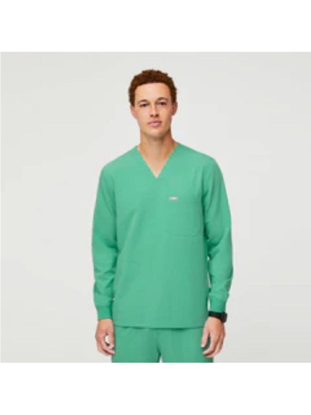 Figs CHISEC Top in Surgical  Green